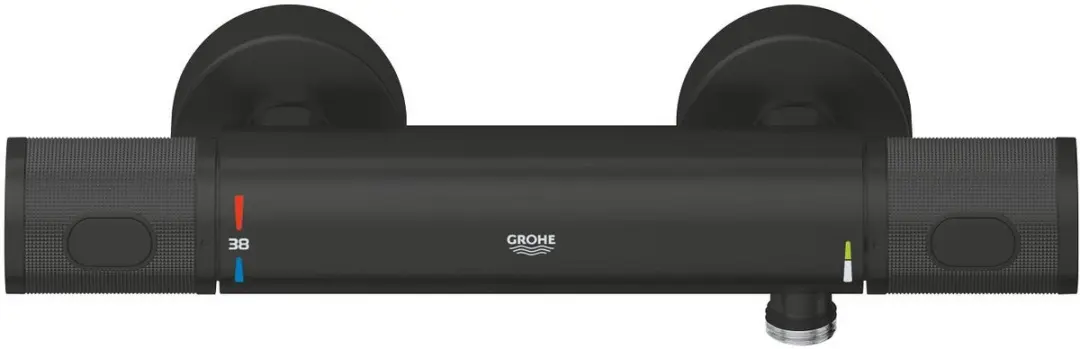 GROHE Precision Feel Thermostaatkraan 347902430 - Mat Zwart - afbeelding 2 van 6