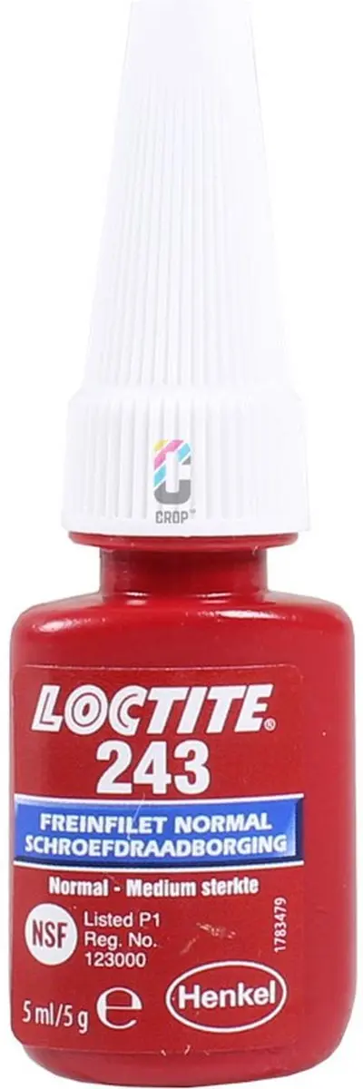 Loctite 243 Borgmiddel Blauw 5ml - afbeelding 5 van 6
