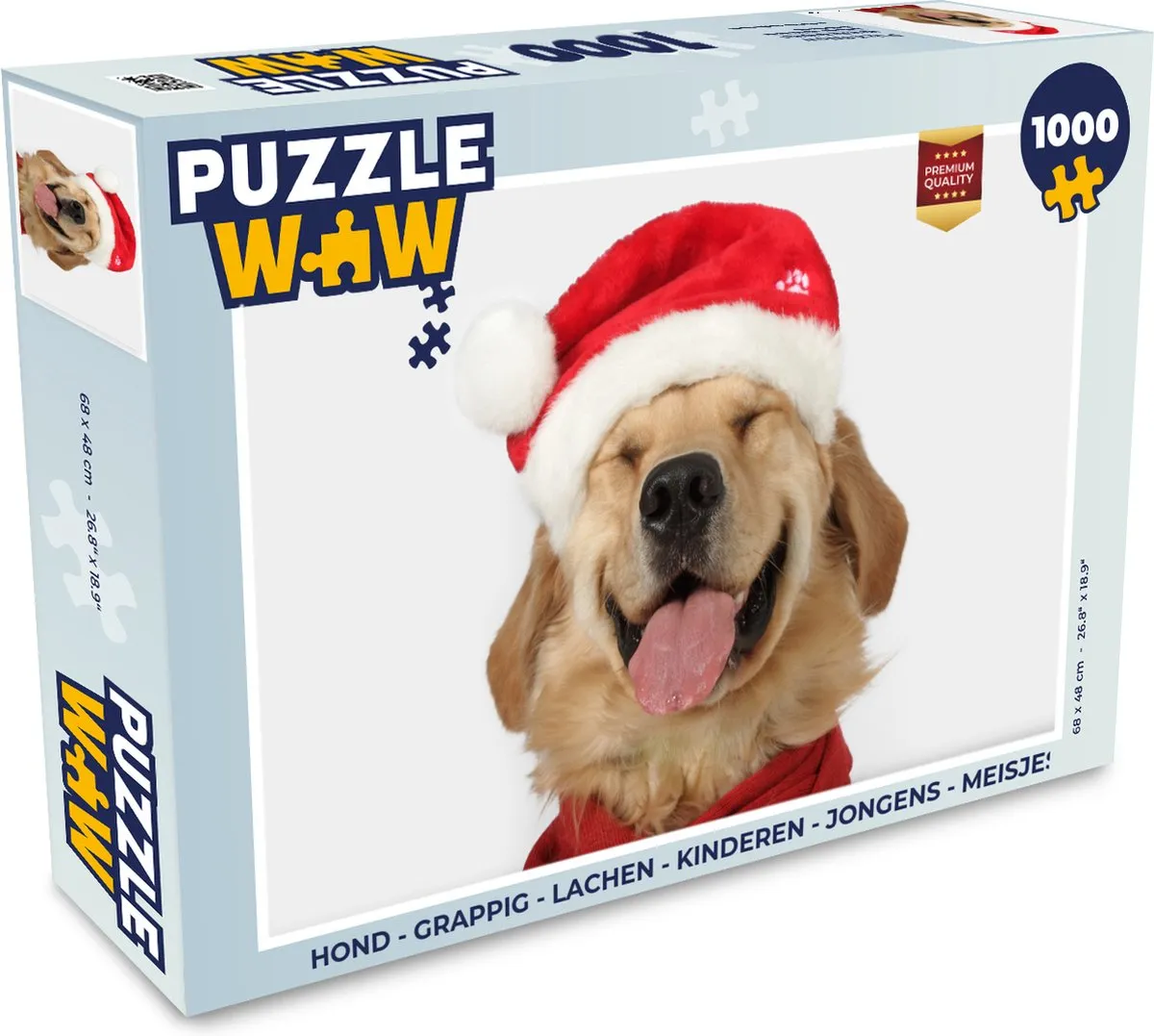 PuzzleWow Hond Puzzel 1000 Stuks - Multicolor