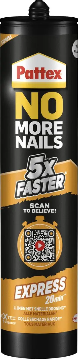 Pattex No More Nails Express 390 g Montagekit & Constructielijm