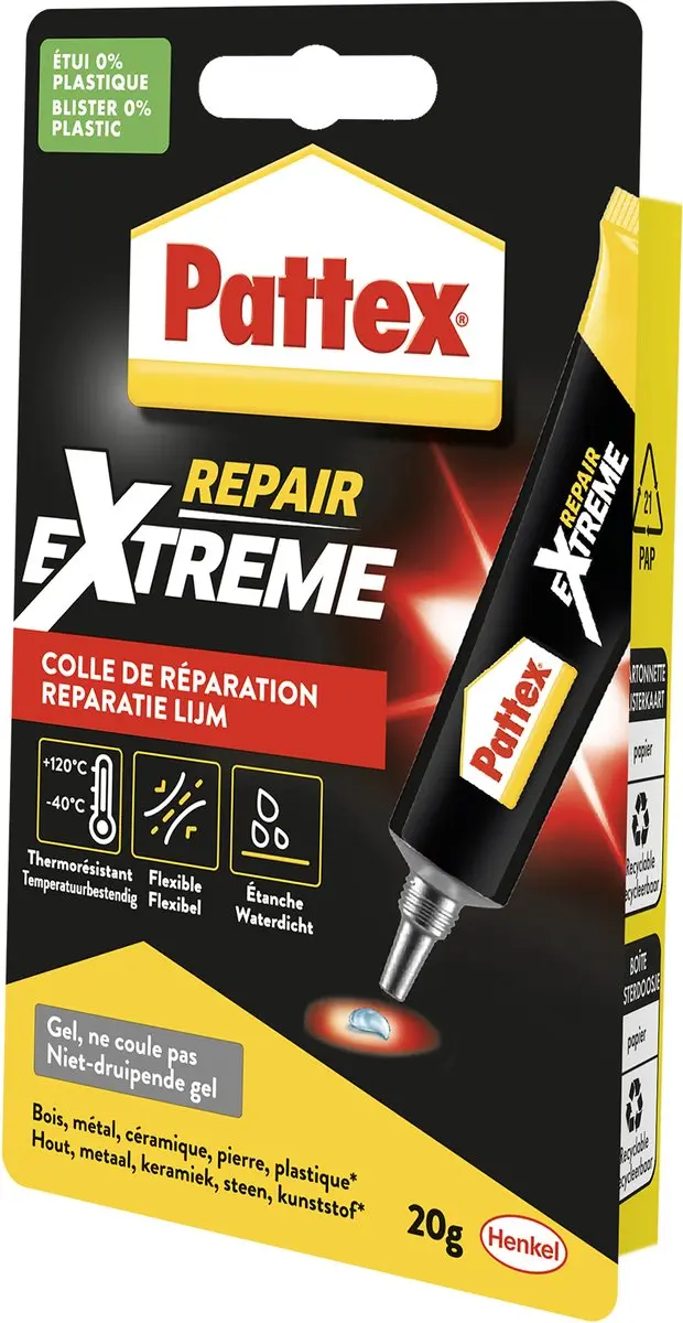 Pattex Repair Extreme 20g Universeellijm - afbeelding 2 van 6