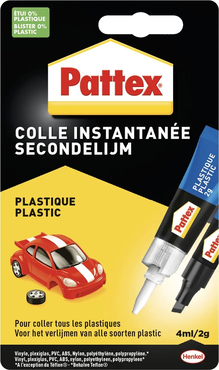 Pattex Plastics Lijm 5g