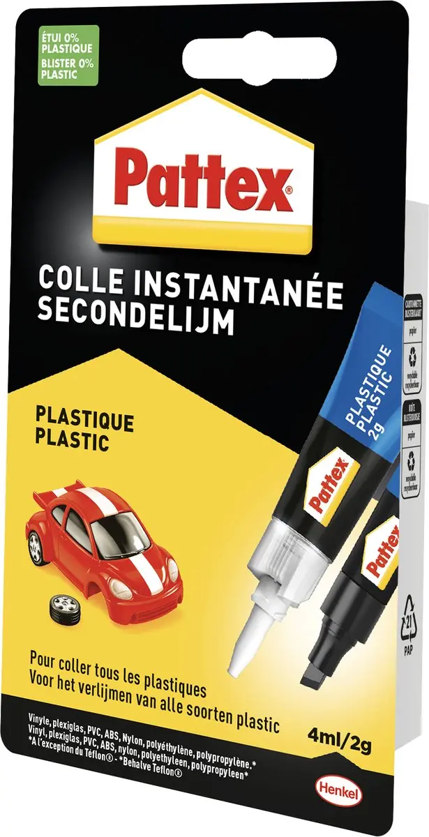 Pattex Plastics Lijm 5g - afbeelding 2 van 6