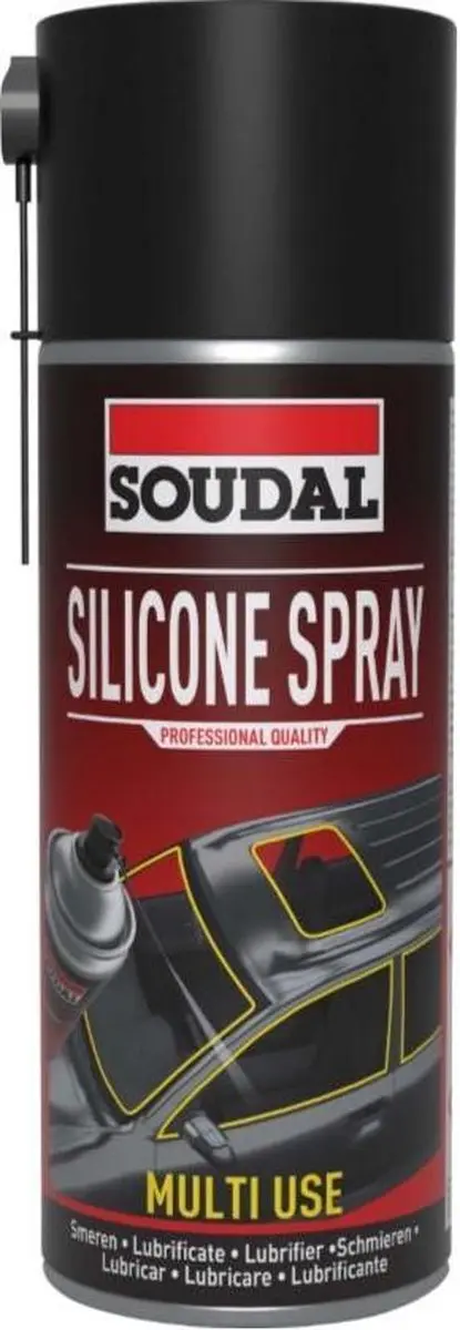 Soudal silicone spray 400ml x 6stuks