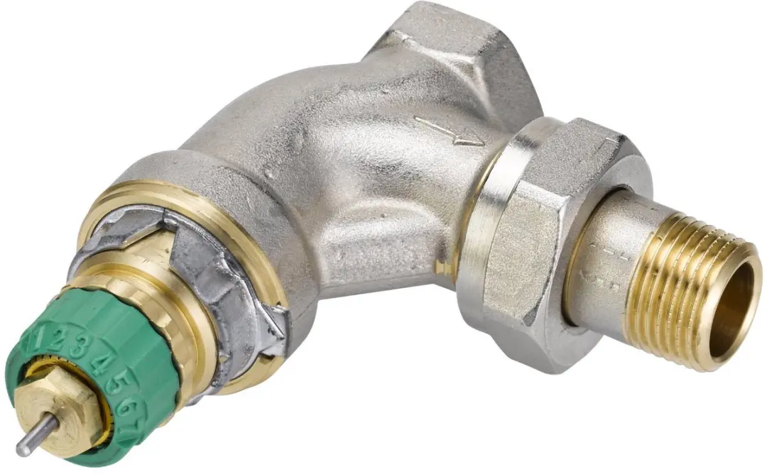 Danfoss thermostatische radiatorafsluiter haaks 3/8