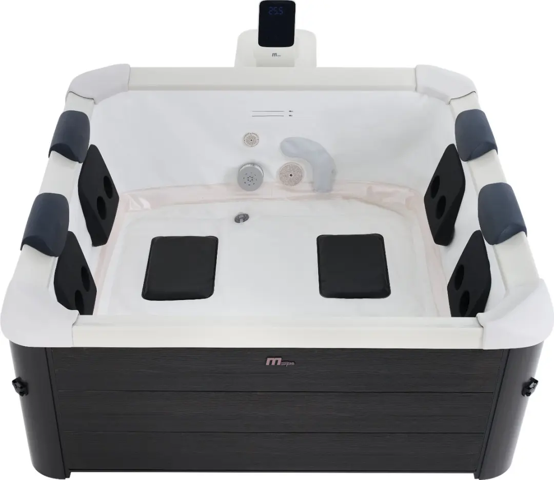Mspa Oslo Frame Spa 6 persoons - Zwart - afbeelding 5 van 6