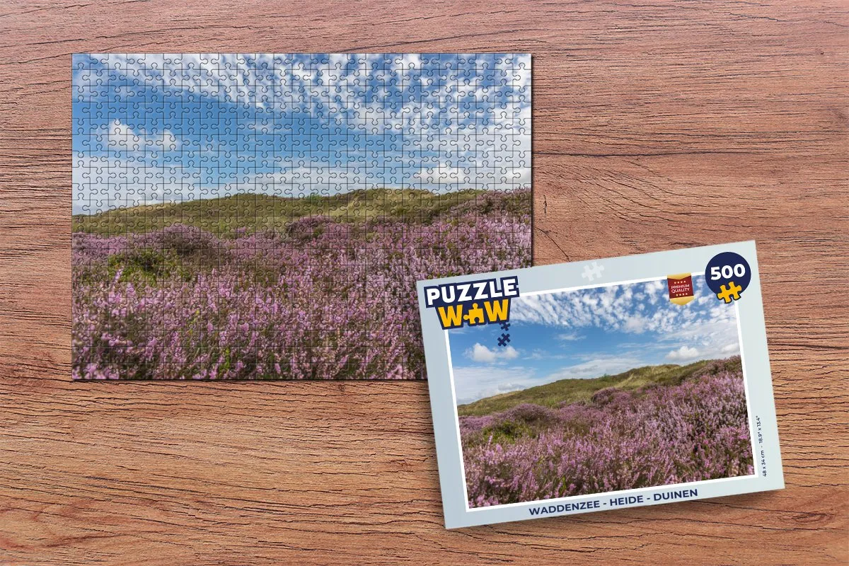 PuzzleWow Waddenzee Legpuzzel 500 Stuks - Multicolor