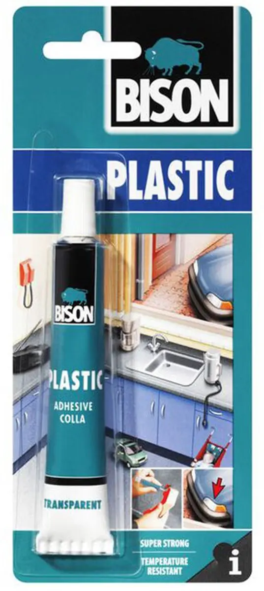 Bison Transparante Plasticlijm