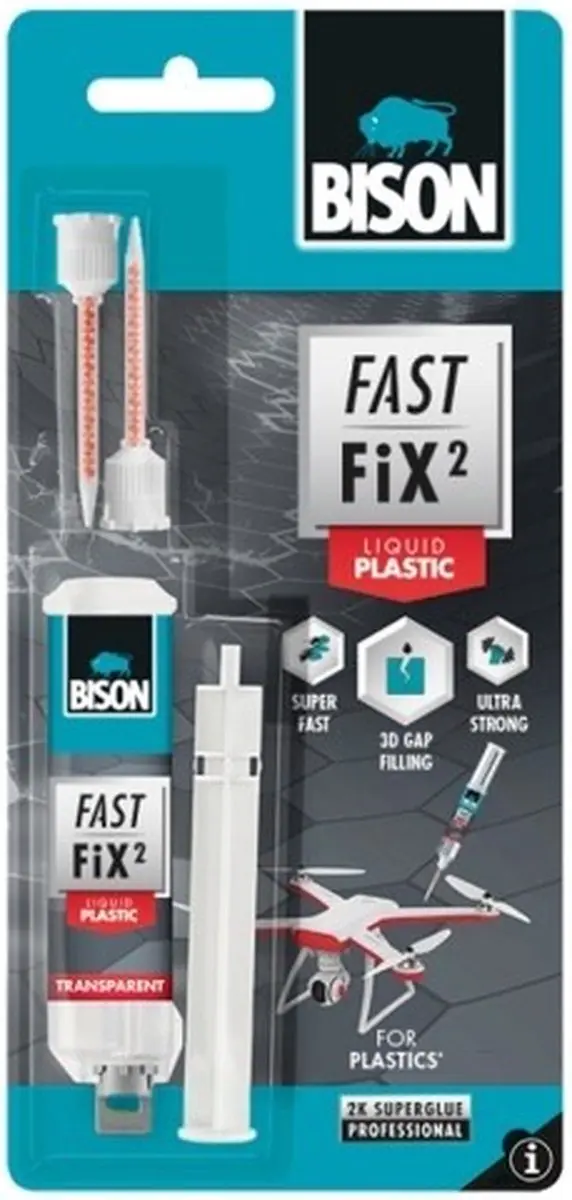 Bison Fast Fix² Liquid Plastic 10g - afbeelding 2 van 3