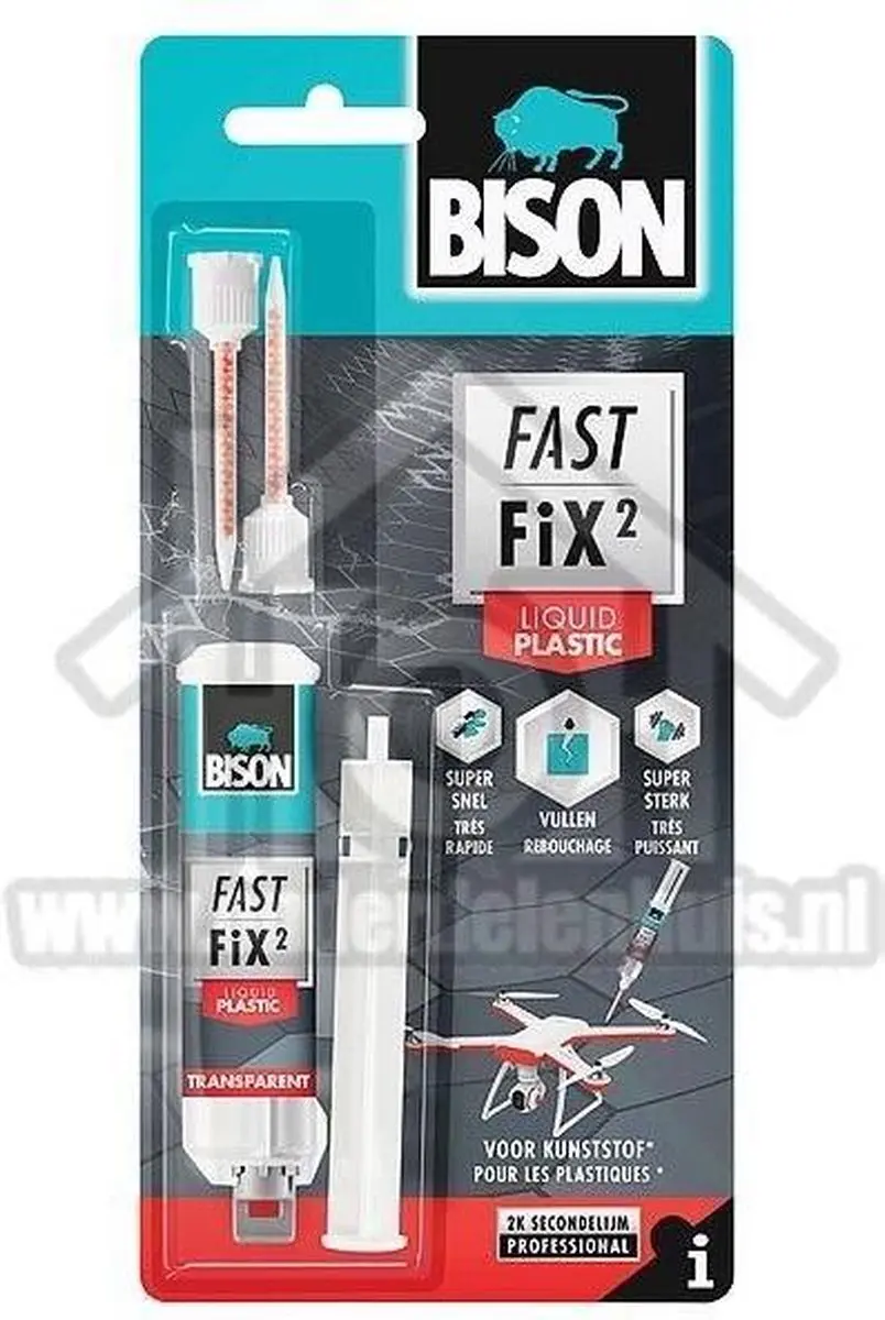 Bison Fast Fix² Liquid Plastic 10g - afbeelding 3 van 3