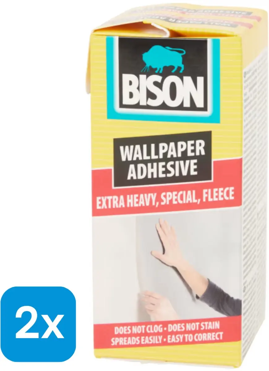 2x Bison behangplaksel 180 gram