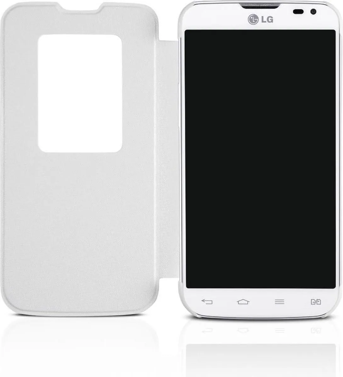 LG Quick Window Flipcover L90 - Wit