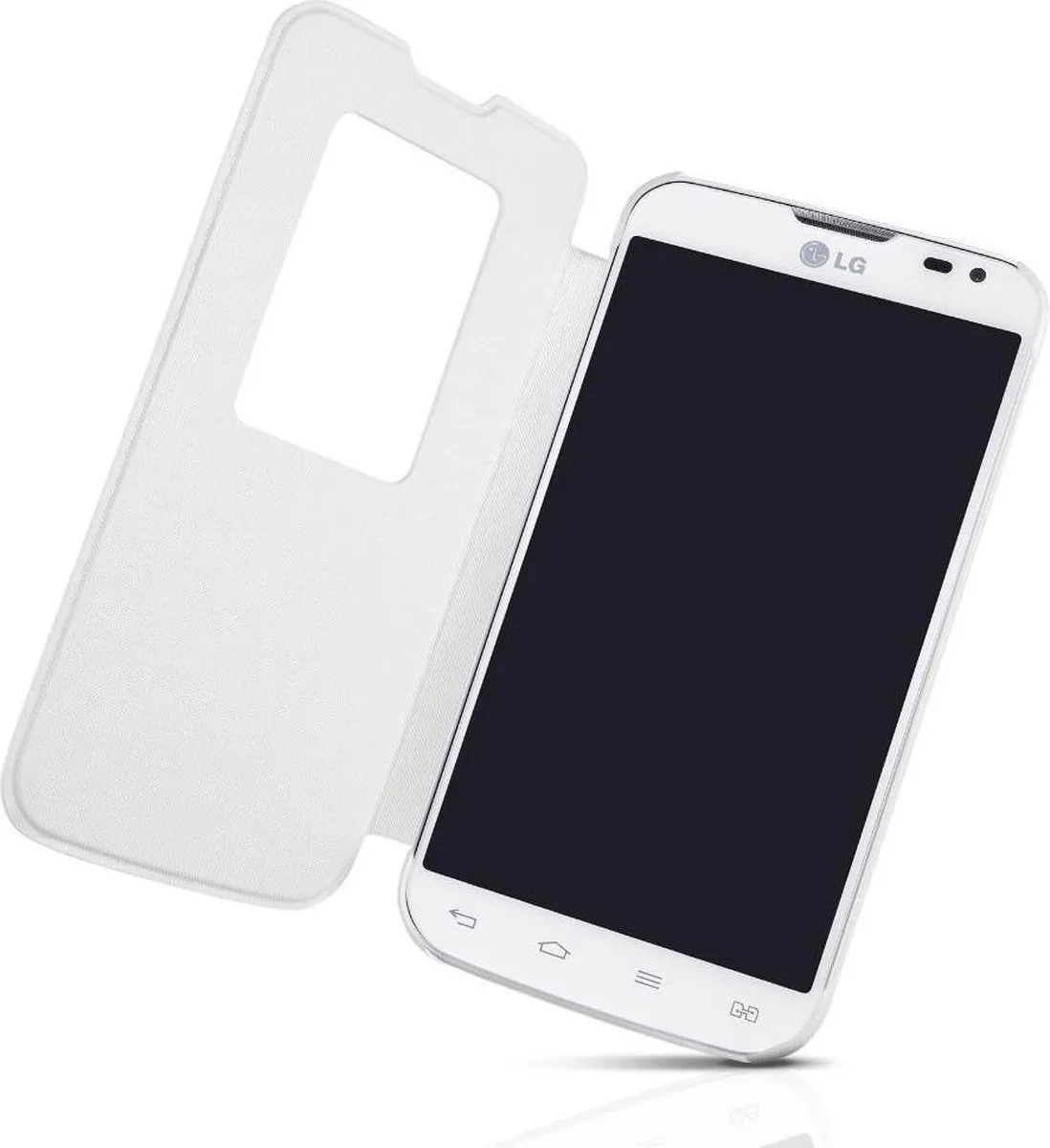 LG Quick Window Flipcover L90 - Wit