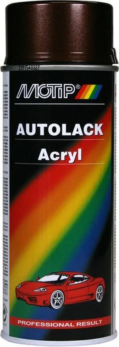 Motip 51449 Autospray Rood Metallic 400ml - afbeelding 2 van 3