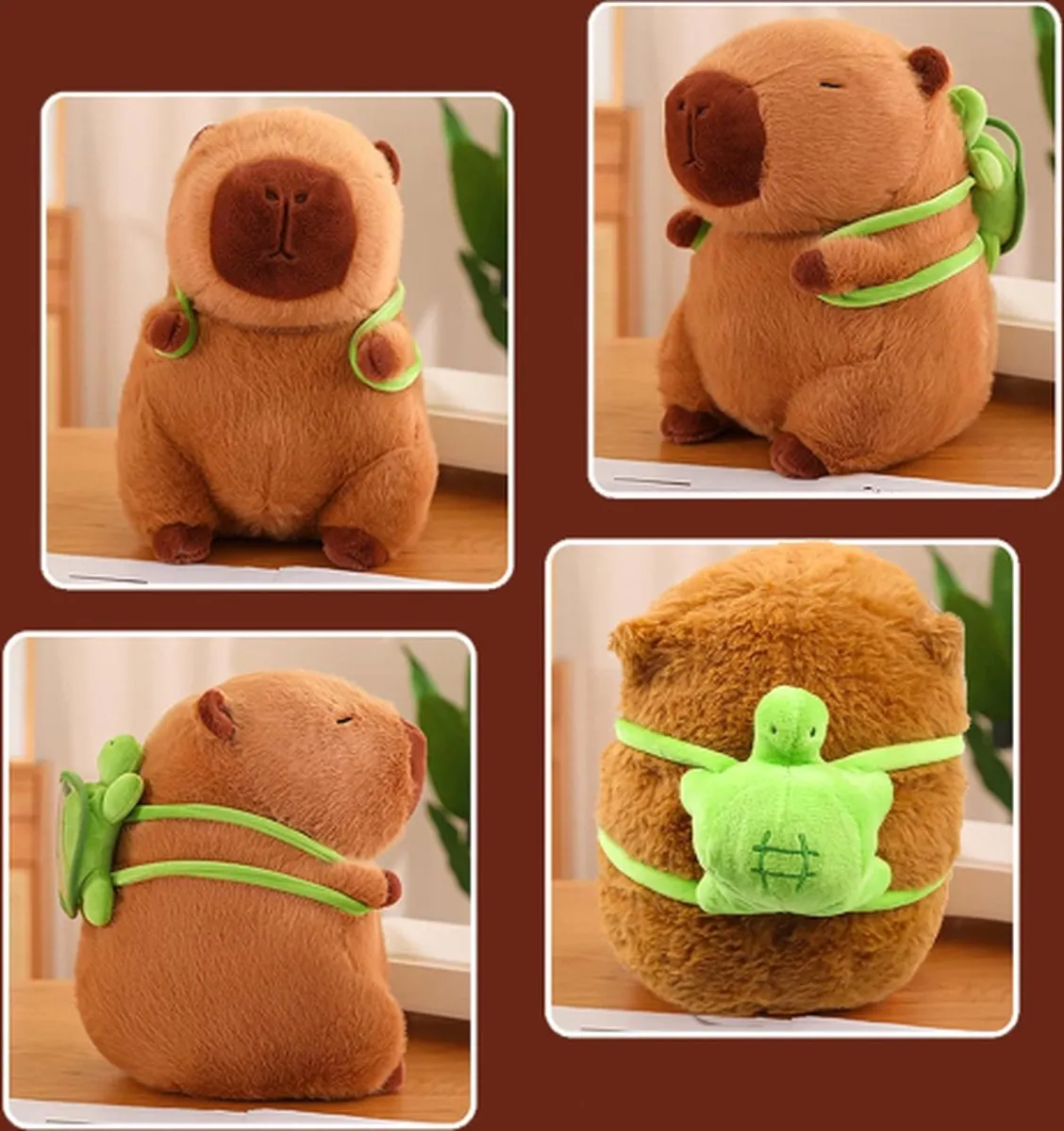 Topknuffels Capybara Pluche Knuffel - Bruin