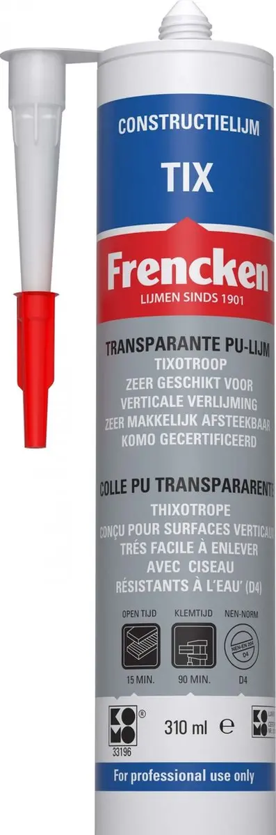 Frencken Konstruktielijm Tix 310ml - afbeelding 4 van 6