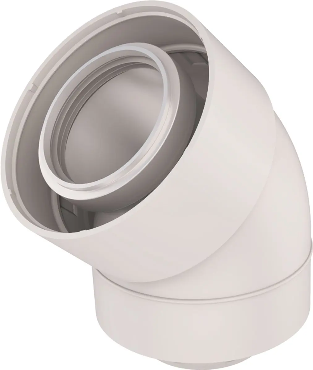 Ubbink UbiFit Concentrische Bocht 45°