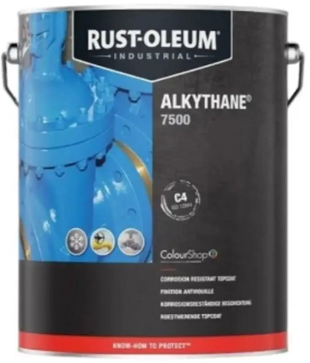 rust-oleum alkythane ral 9005 zwart 1 ltr