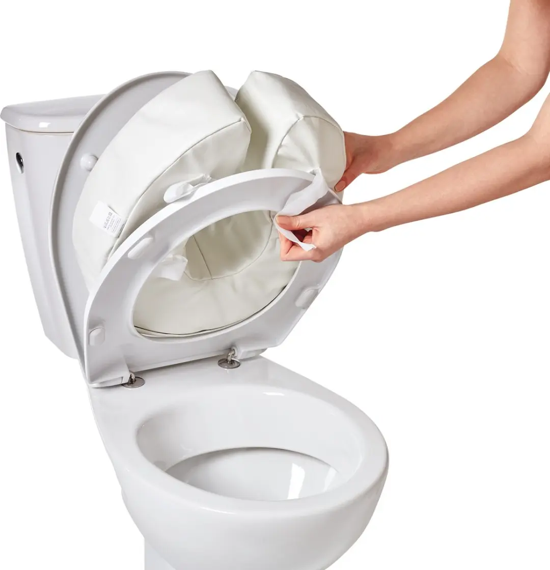 Vitility Toiletverhoger Soft - Klittenband - afbeelding 5 van 6