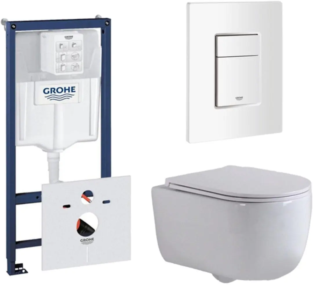QeramiQ Dely Swirl Toiletset