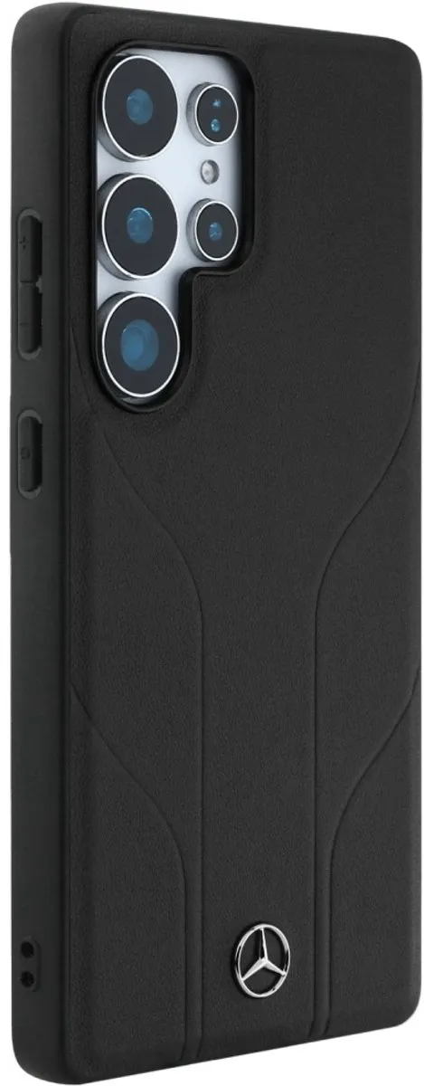 Mercedes Lederen Case voor Samsung Galaxy S25 Ultra - Transparent