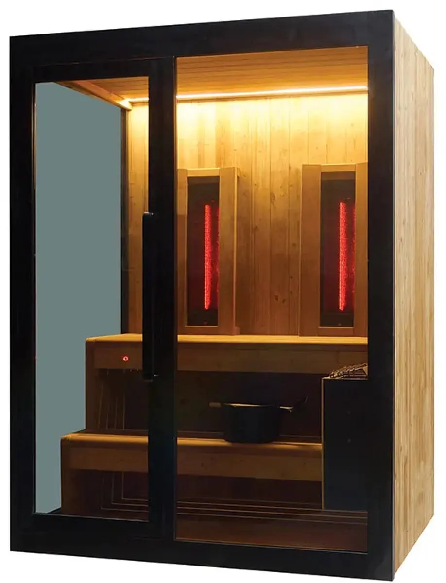 Fonteyn Finn 2 Deluxe Combi Sauna 150x120x200cm Beige