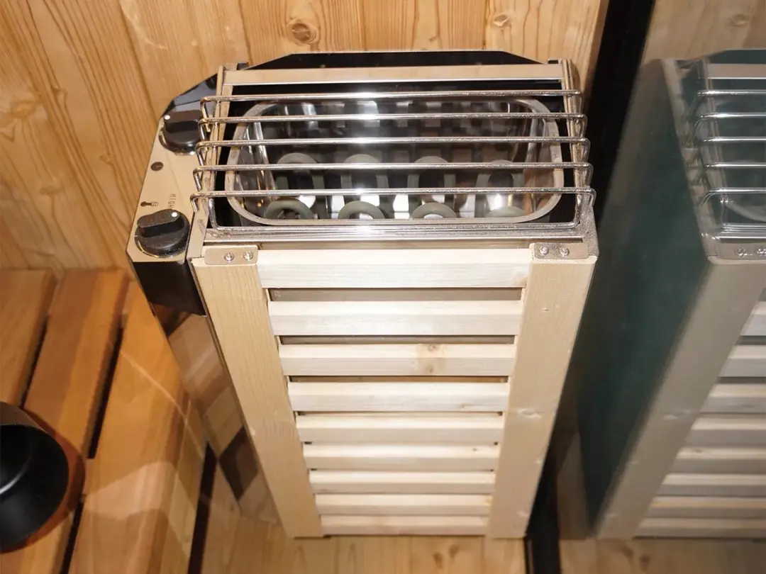 Fonteyn Finn 2 Deluxe Combi Sauna 150x120x200cm Beige - afbeelding 4 van 6