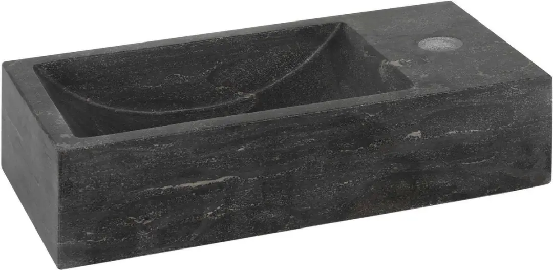 Saqu Nature Fonteinset - Natuursteen met Zwart Kraangat - afbeelding 3 van 6