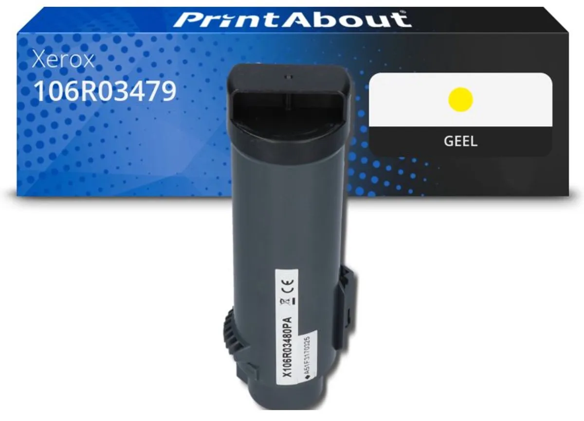 PrintAbout Xerox 106R03479 Toner Geel - 4.300 Pagina's