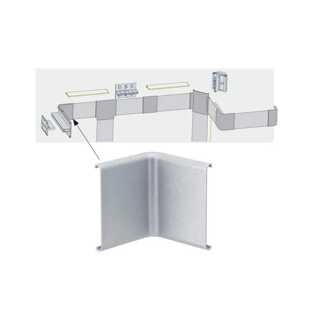 Paulmann Duo Profiel Binnenhoek Aluminium 70272 - 2 Stuks - afbeelding 3 van 3