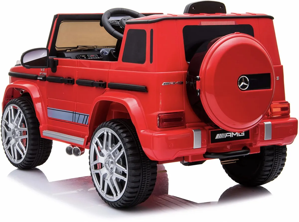 Mercedes-Benz G63 AMG Elektrische Kinderauto 12V - Rood
