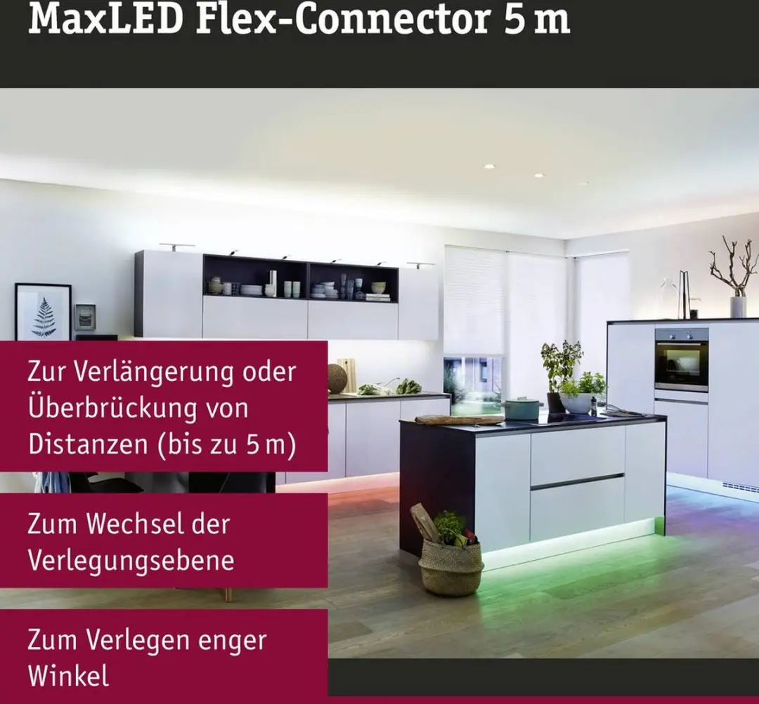 Paulmann MaxLED Verbindingkabel 5m Wit - afbeelding 3 van 6