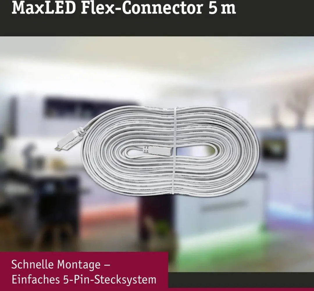 Paulmann MaxLED Verbindingkabel 5m Wit - afbeelding 4 van 6