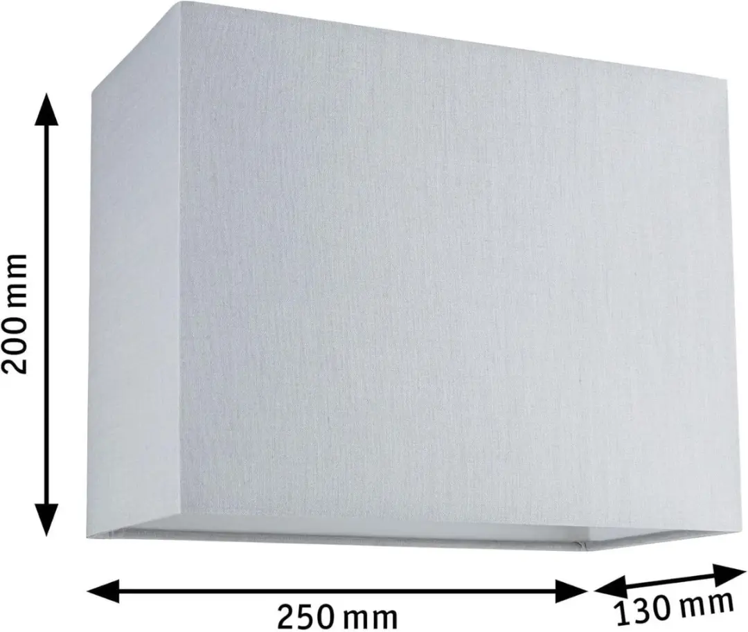 Paulmann URail Verona 2Easy Lampenkap 25x13cm Grijs