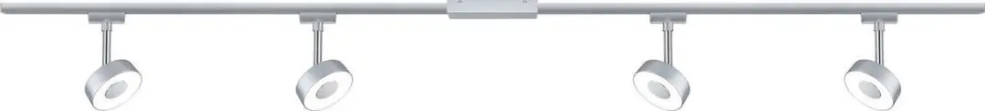 Paulmann URail Circle Plafondspotset 4x5W - Chroom mat - afbeelding 3 van 6