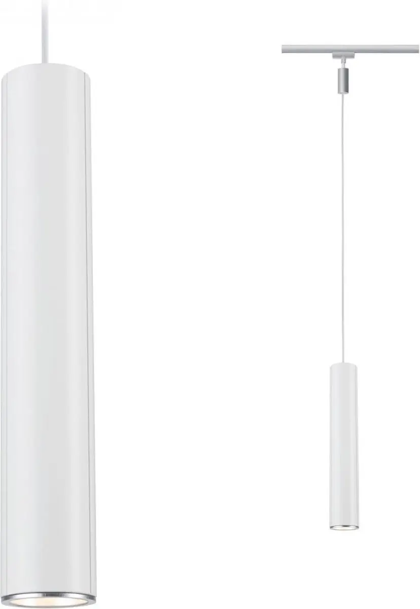 Paulmann Catalejo Hanglamp URail GU10 - Chroom/Wit - afbeelding 3 van 6