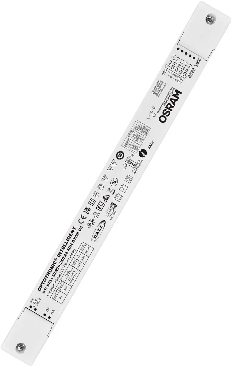 Osram CV LED Driver DALI 50/220-240/24 4CH DT6/8 G3