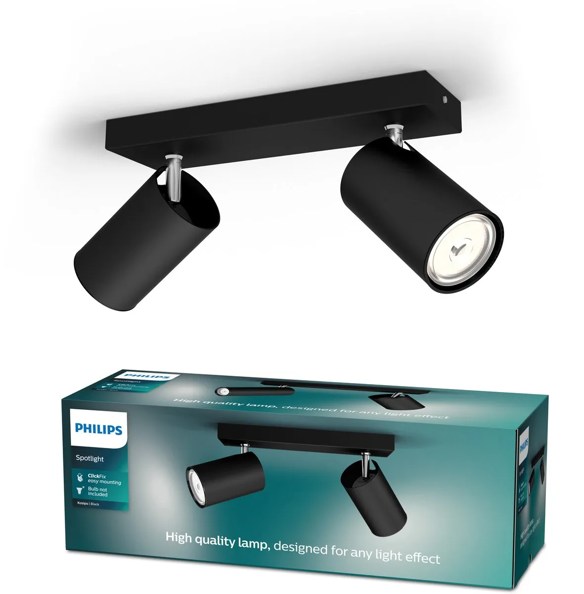 Philips Kosipo Opbouwspot 2-lichts