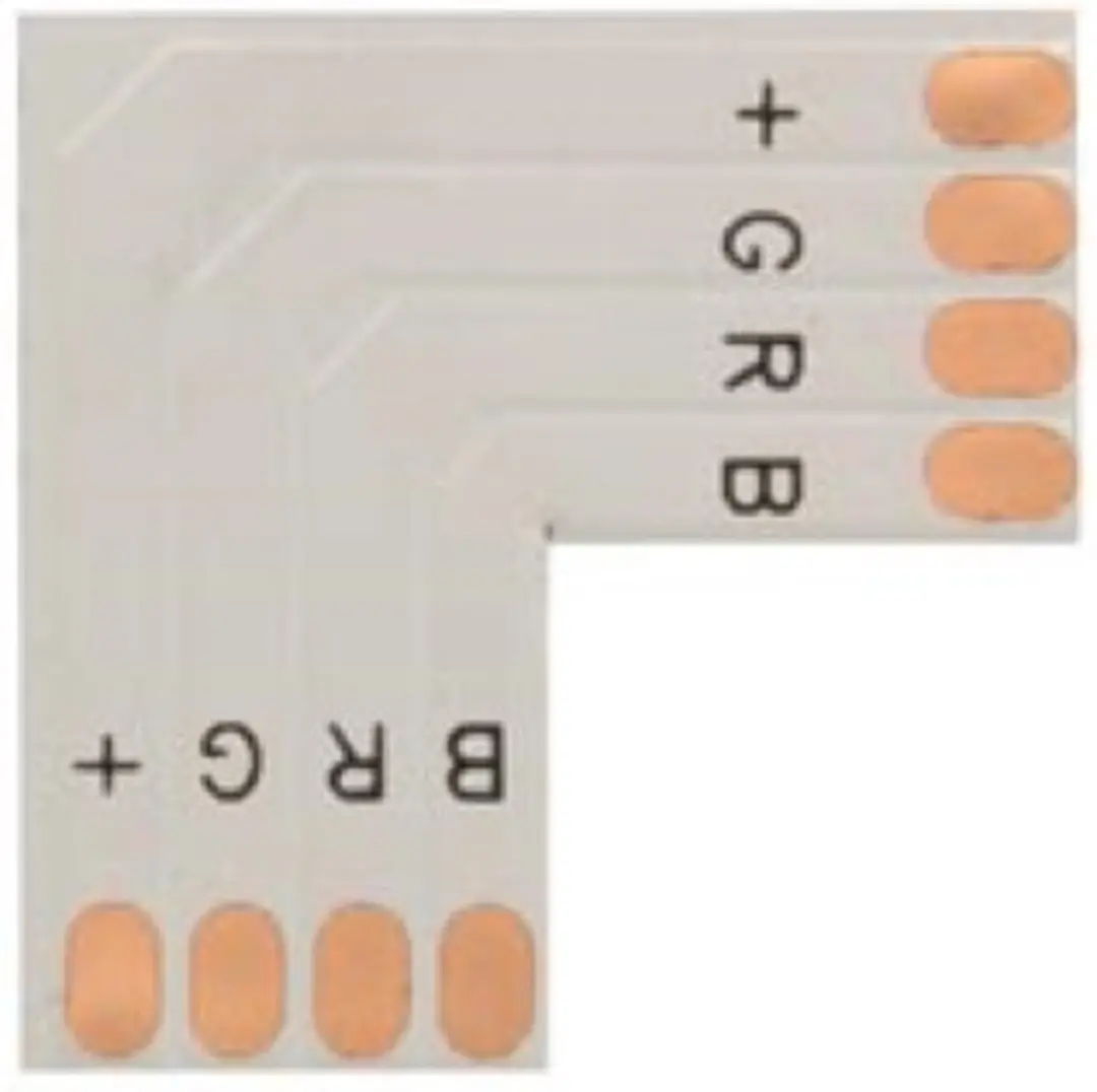 Velleman Flexibele PCB Connector L-Vorm 10mm RGB
