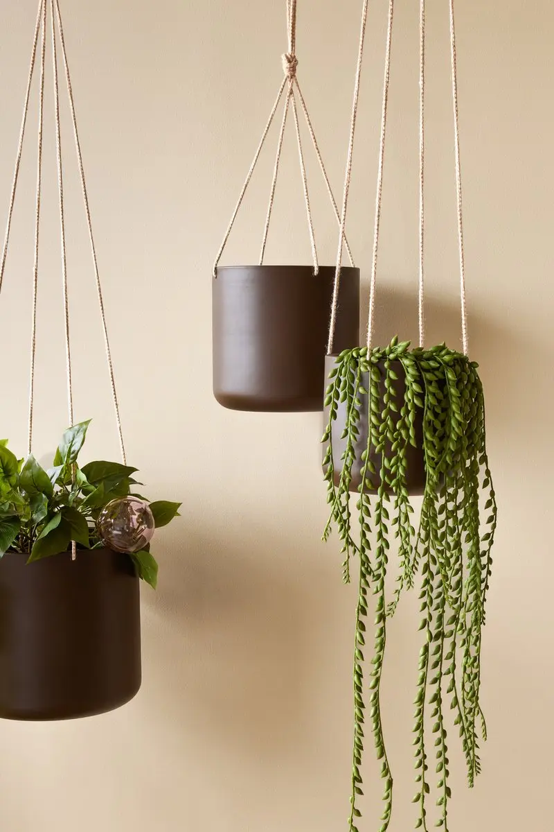 Hübsch Bloom Hangpotten - 3 Stuks Ø25cm - afbeelding 2 van 3