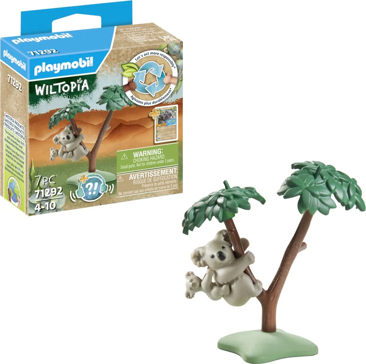 Playmobil Wiltopia Koala met Welp 71292 - Multicolor - afbeelding 2 van 6