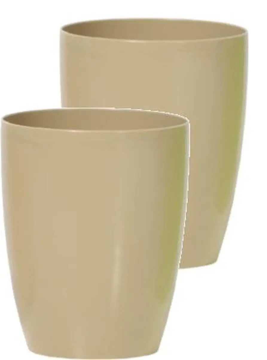 Bloempot Rond Duow 16cm MOKKA Prosperplast / 2 STUKS ! /