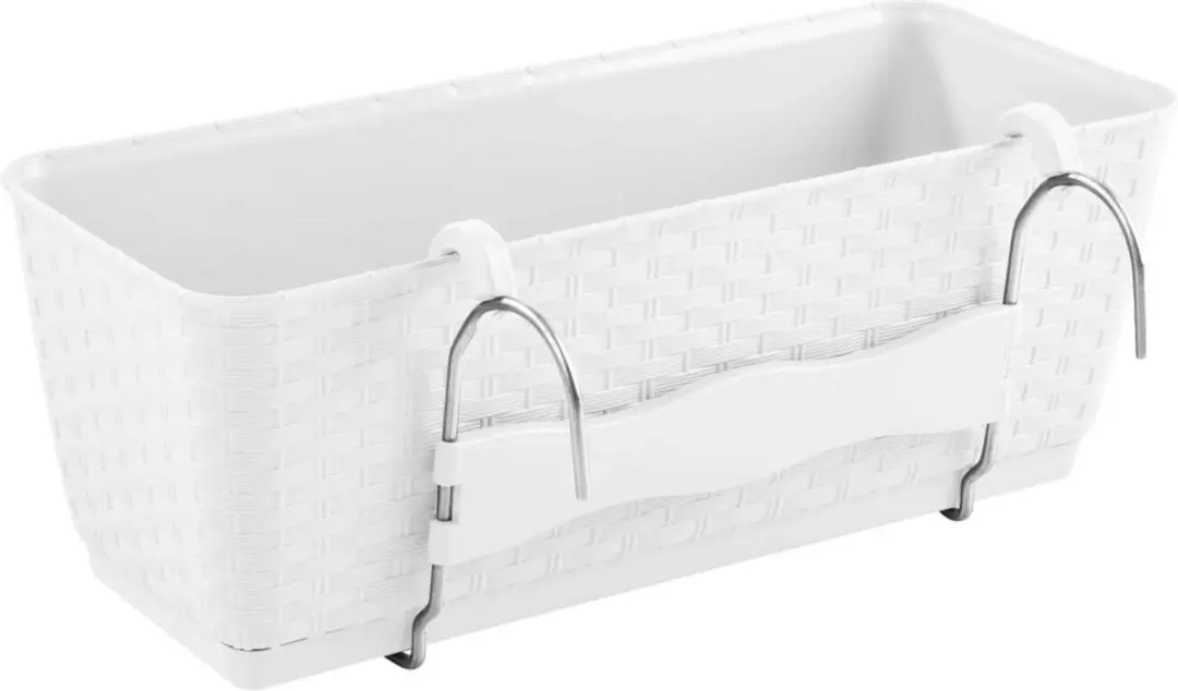 Prosperplast Ratolla Hangende Bloempot Wit 12L - afbeelding 4 van 6