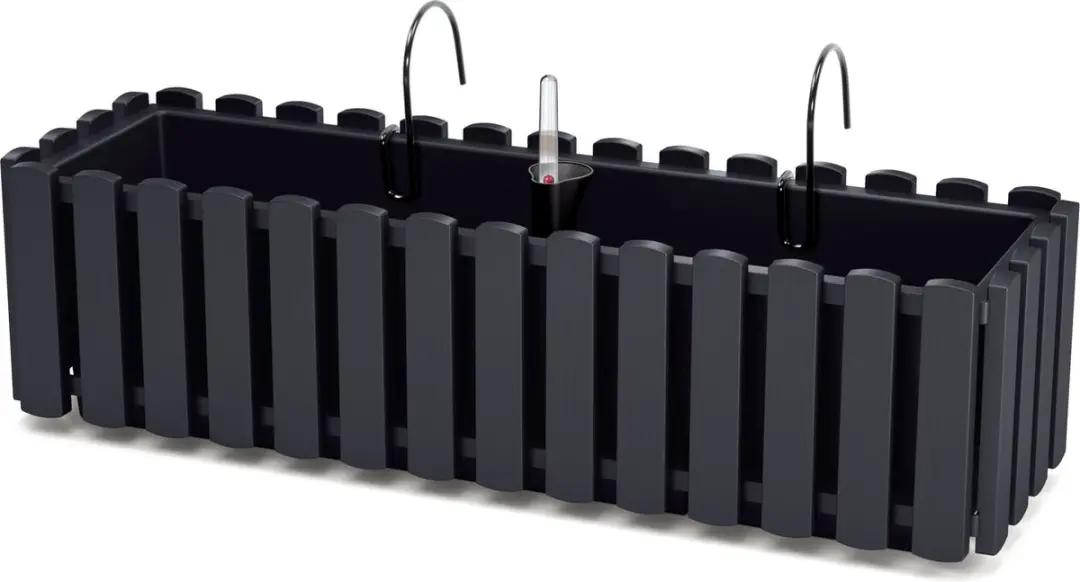 Prosperplast Boardee Fencycase W Hangende Bloembak 58cm - Antraciet