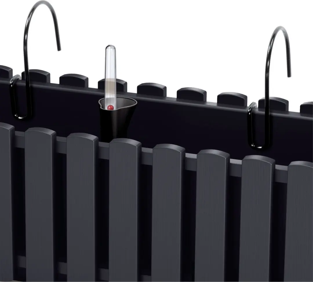 Prosperplast Boardee Fencycase W Hangende Bloembak 58cm - Antraciet - afbeelding 2 van 2