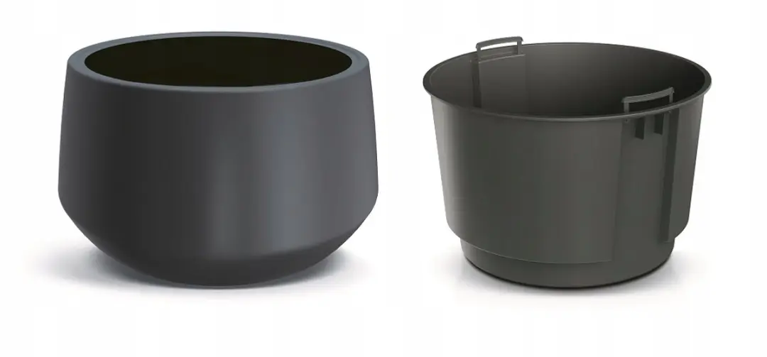 Prosperplast Heos Bloempot met Inzet 39cm