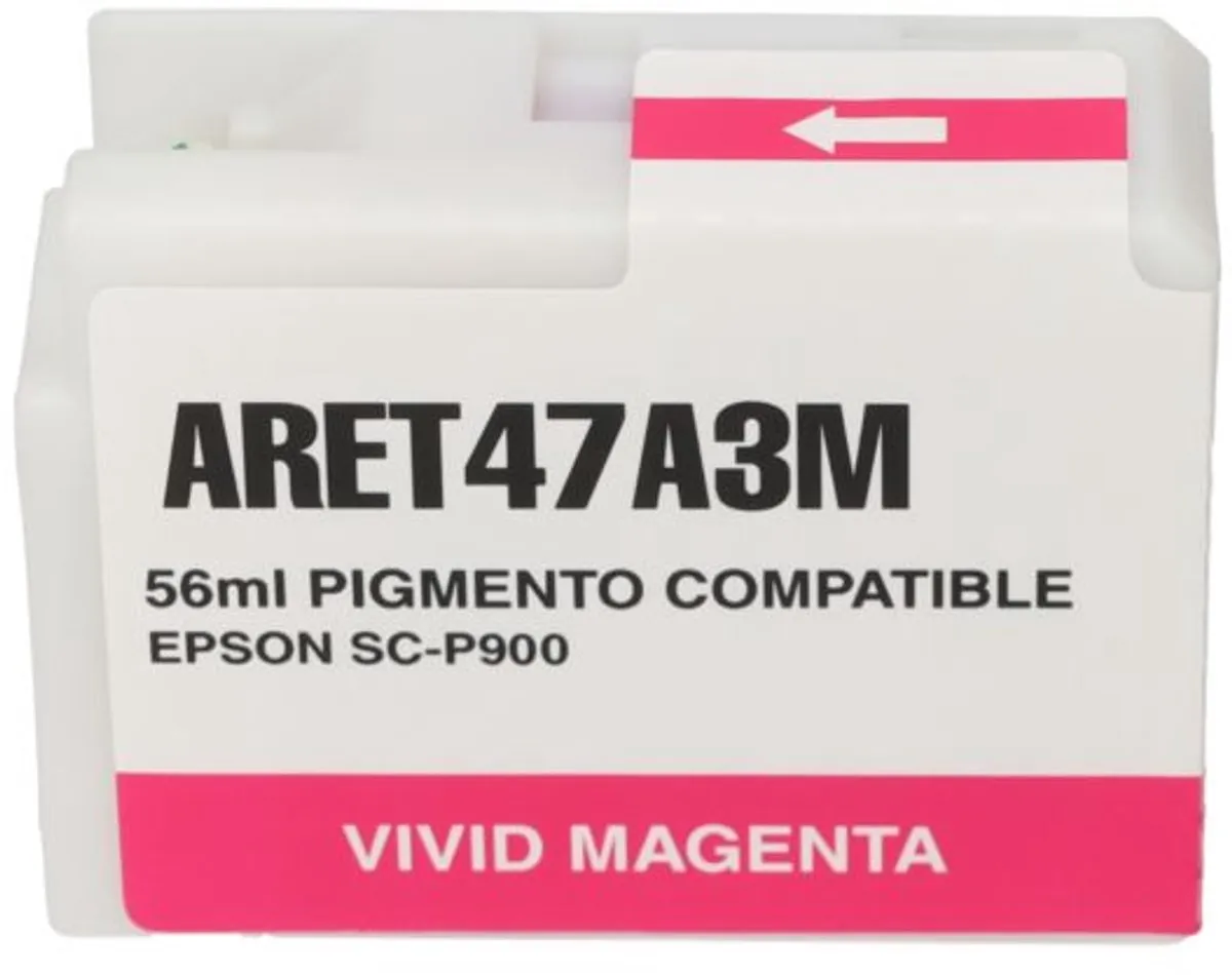 PrintAbout T47A3 Inktcartridge - Vivid Magenta 50ml - Epson