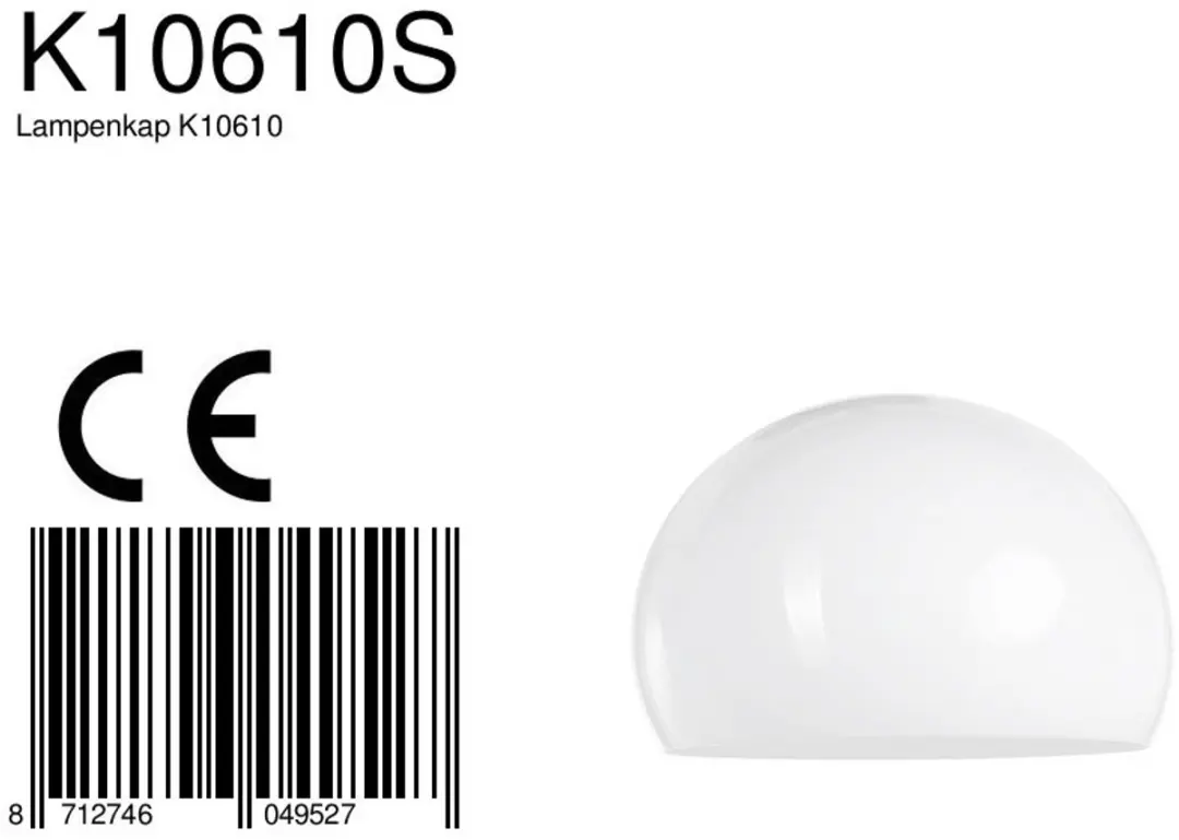 Steinhauer K10610S Lampenkap - Wit Ø38cm - afbeelding 6 van 6