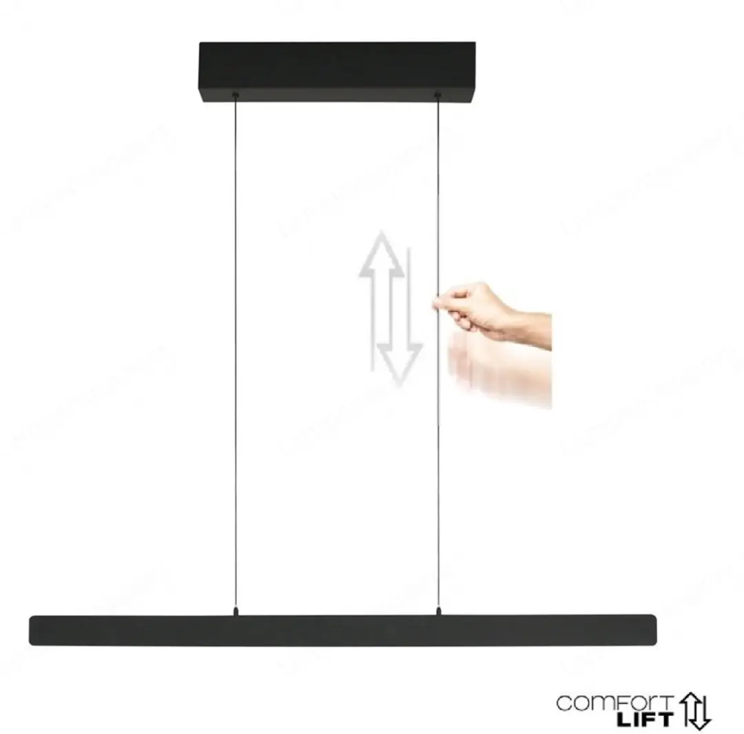 Steinhauer Fluxy Hanglamp 4189 - Zwart - afbeelding 2 van 6