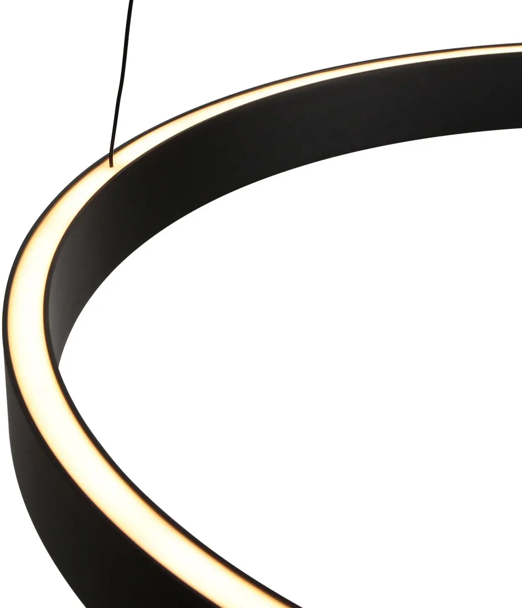 Steinhauer Mykty Hanglamp 4203ZW - Zwart Ø60cm - afbeelding 4 van 6